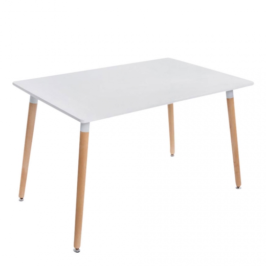 Jedálenský stôl Benet, 120 cm, nohy prírodné - 1