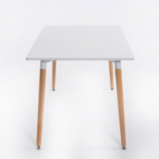 Jedálenský stôl Benet, 120 cm, nohy prírodné - 3
