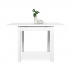 Jedálenský stôl rozkladací Kronborg, 120 cm, biela - 4