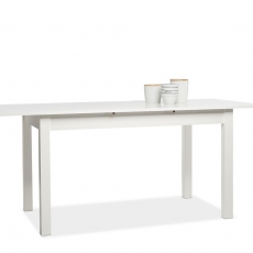 Jedálenský stôl rozkladací Kronborg, 160 cm, biela - 3