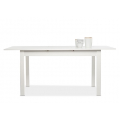 Jedálenský stôl rozkladací Kronborg, 180 cm, biela