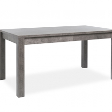 Jedálny stôl rozkladací Longy, 240 cm, betón - 1