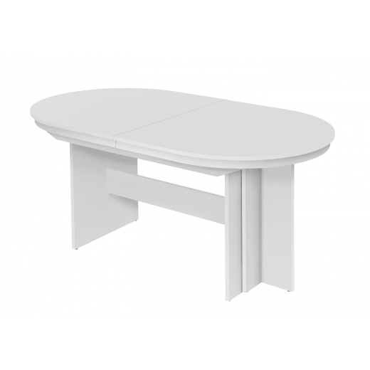 Jedálny stôl rozkladací  Runde, 310 cm, biela - 1
