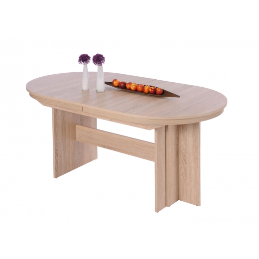 Jedálny stôl rozkladací  Runde, 310 cm, dub - 1