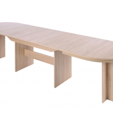 Jedálny stôl rozkladací  Runde, 310 cm, dub - 2