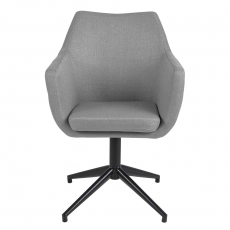 Konferenční židle Marte otočná, šedá - 2