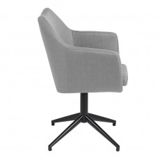 Konferenční židle Marte otočná, šedá - 3