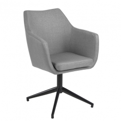 Konferenční židle Marte otočná, šedá