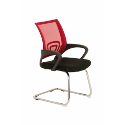 Jednací židle Eureka, červená