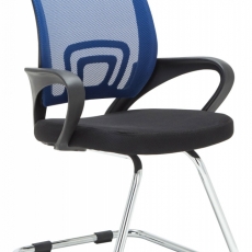 Jednací židle Eureka, modrá - 10