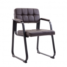 Konferenční židle s područkami Landet kůže - 2