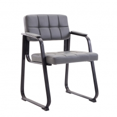 Konferenční židle s područkami Landet kůže - 4