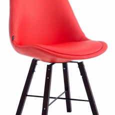 Jídelní čalouněná židle Cayen, nohy cappuccino - 4