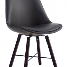 Jídelní čalouněná židle Cayen, nohy cappuccino - 2