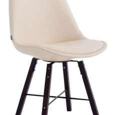 Jídelní čalouněná židle Cayen, nohy cappuccino - 5