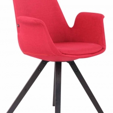 Jídelní čalouněná židle Prins textil, černé nohy - 5
