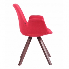 Jídelní čalouněná židle Prins textil, nohy ořech - 12