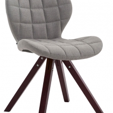 Jídelní čalouněná židle Tryk textil, nohy cappuccino - 7
