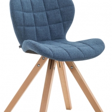 Jídelní čalouněná židle Tryk textil, přírodní nohy - 4