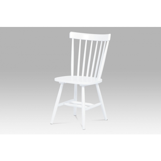 Jídelní dřevěná židle Place, bílá - 1
