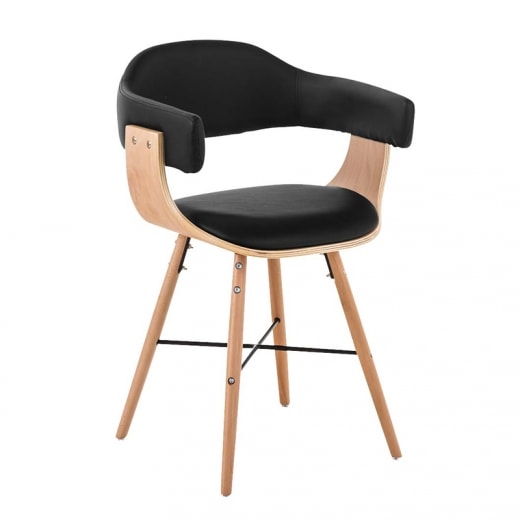 Konferenční / jídelní židle dřevěná Dancer (SET 2 ks) - 1
