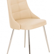 Konferenční / jídelní židle Milada (SET 2 ks) krémová - 1