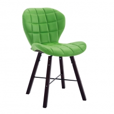 Konferenční / jídelní židle Nestea II., podnož cappuccino, kůže - 6