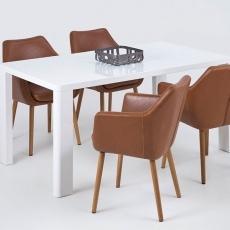 Konferenční / jídelní židle s područkami Marte - 8