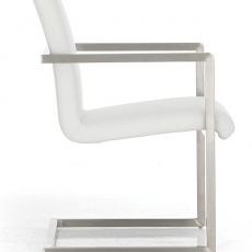 Konferenční / jídelní židle s područkami Valya (SET 2 ks) hnědá - 3