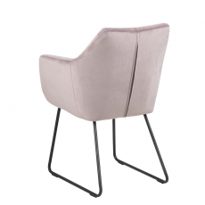 Jídelní / konferenční židle Marte, růžová - 4