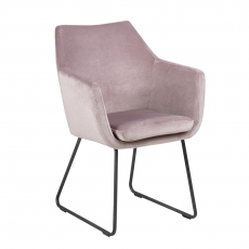 Jídelní / konferenční židle Marte, růžová - 1