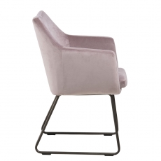 Jídelní / konferenční židle Marte, růžová - 3