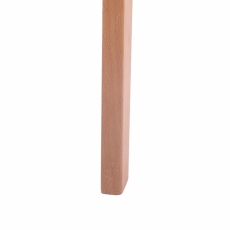 Jídelní stůl Alter, 90 cm, přírodní dřevo / bílá - 5
