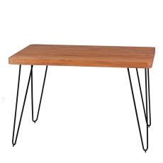 Jídelní stůl Bagli, 120 cm, masiv akát - 1