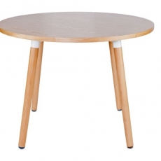 Jídelní stůl Clara kulatý, 100 cm, buk - 1