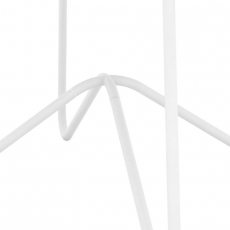 Jídelní stůl čtvercový Strict, 100 cm, bílá/bílá - 3