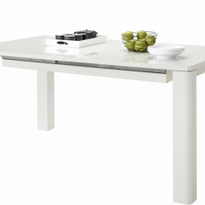 Jídelní stůl Curt, 160 - 200 cm, bílá - 1