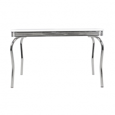 Jídelní stůl Elvis, 120 cm, bílá - 2