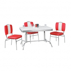 Jídelní stůl Elvis 2, 120 cm, bílá - 3