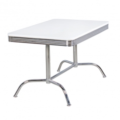 Jídelní stůl Elvis 2, 120 cm, bílá