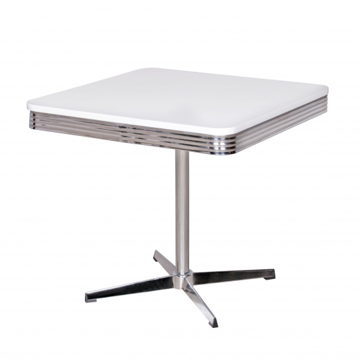 Jídelní stůl Elvis, 80 cm, bílá - 1