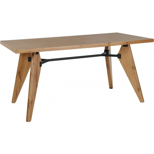 Jídelní stůl Even, 180 cm, přírodní dřevo - 1