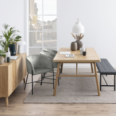 Jídelní stůl Galway, 200 cm, dub - 6