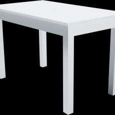 Jídelní stůl Jadalnia, 160 cm, bílá matná - 2