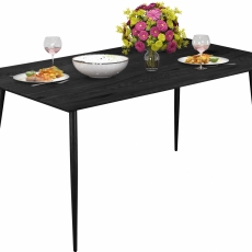 Jídelní stůl Lion, 120 cm, černá - 1