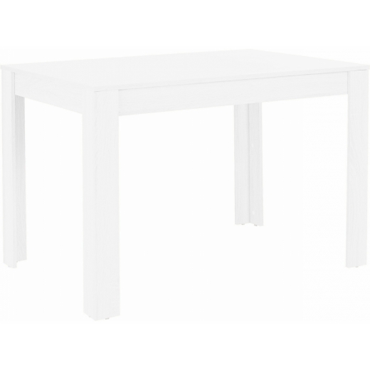 Jídelní stůl Lora I., 120 cm, bílá - 1