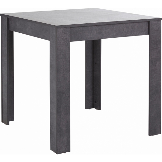 Jídelní stůl Lora I., 80 cm, pohledový beton - 1