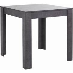 Jídelní stůl Lora I., 80 cm, pohledový beton