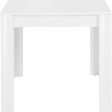Jídelní stůl Lynet, 120 cm, bílá - 3