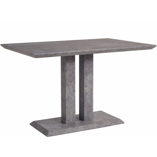Jídelní stůl Malin, 120 cm, beton - 1